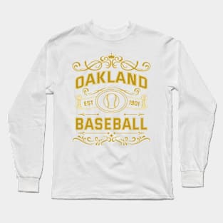 Vintage Oakland Baseball Long Sleeve T-Shirt